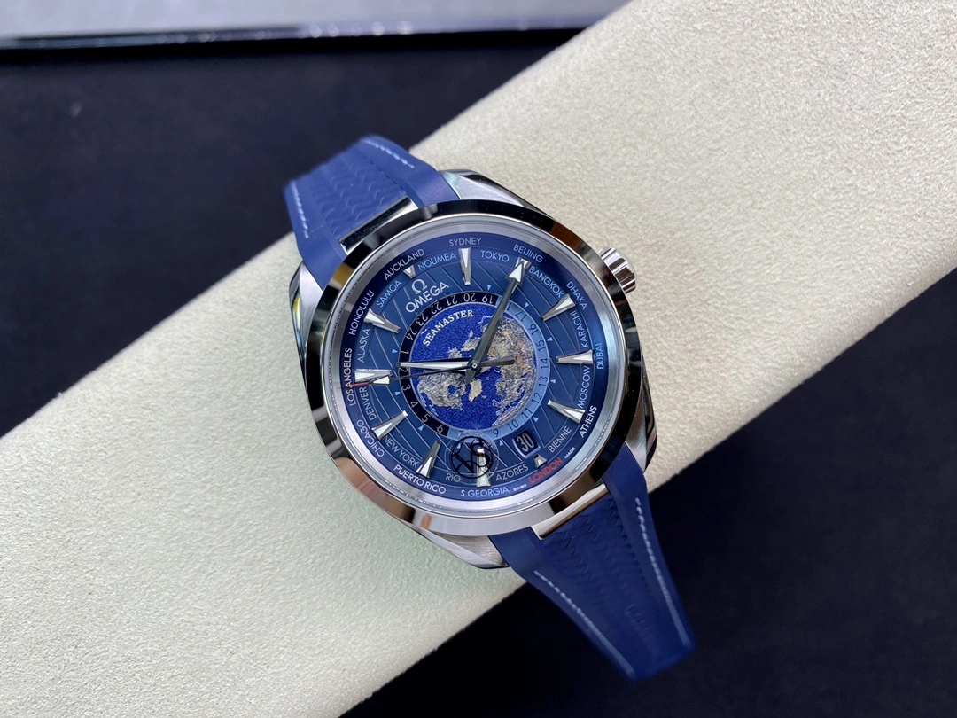 ModernLook CBD Factory Omega Seamaster Aqua Terra Worldtimer 43mm Blue Dial (220.12.43.22.03.001) 1:1 Super Clone – DD8938 Movement 239